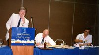 President John Collins with Sec/Tres Len Woodcock an VP Tom Leatham (1987)